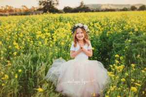 little girl in tutu spring photos